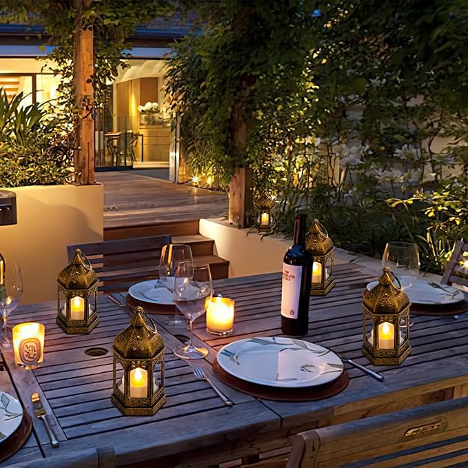 8Pcs 5-inch Mini Lanterns Centerpieces - Image 8