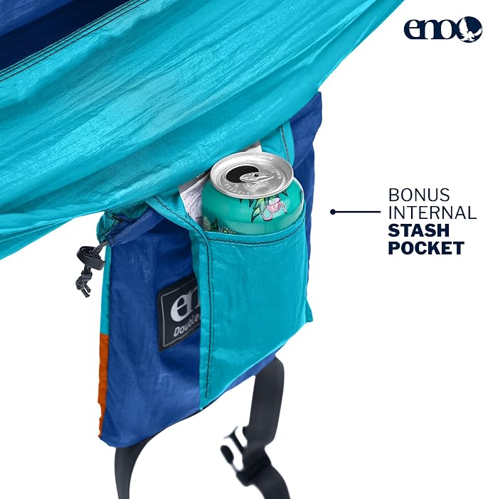 ENO, Eagles Nest Outfitters DoubleNest Lightweight Camping Hammock, 1 to 2 - Image 3