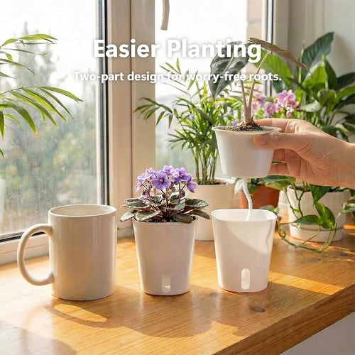 10 Pack 3 Inch Self Watering Pots - Image 2