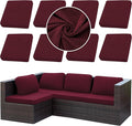 Outdoor Cushion Covers Set, Replacement by SUKAIKEQA