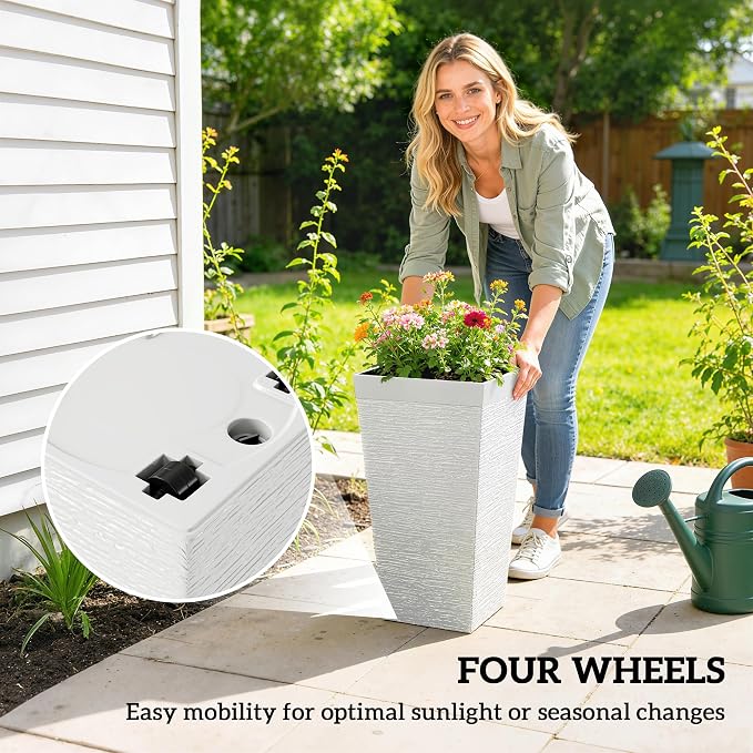 Outsunny 22.8 Inch Tall Planters - Image 7