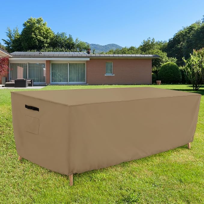 Tempera Retangle Patio Furniture Cover, Outdoor Table Covers Waterproof - Image 7
