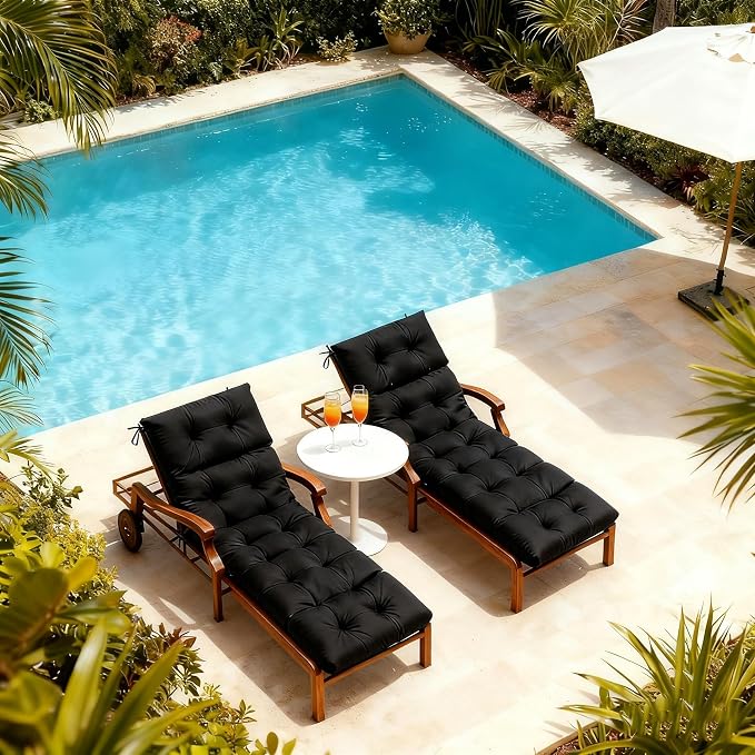 MTMR Chaise Lounge Cushion Outdoor, Non-Slip Chair Cushion - Image 3