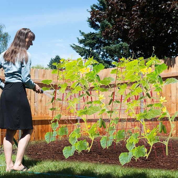 Cucumber Trellis 2 Pack, Twist Ties - Image 4