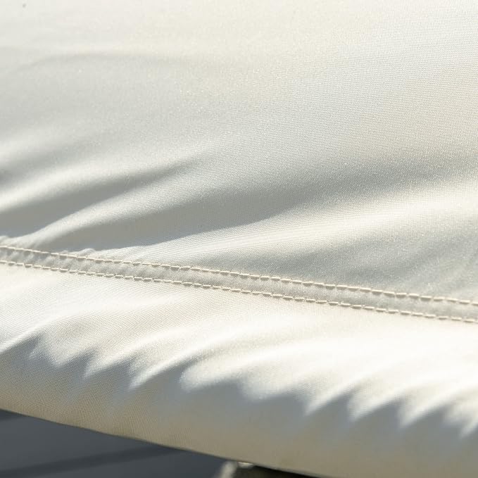 Outsunny Outdoor Double Chaise Rocking Chair, Day Bed Sun Lounger - Image 7