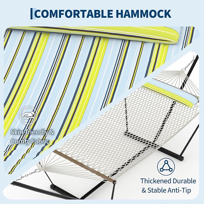 Heavy Duty 2 Person Double Hammock - Image 7