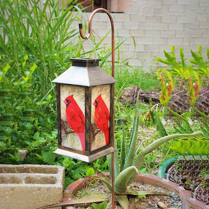 Solar Lanterns, Outdoor Hanging Lanterns Waterproof LED Solar Cardinal Lights - Image 2