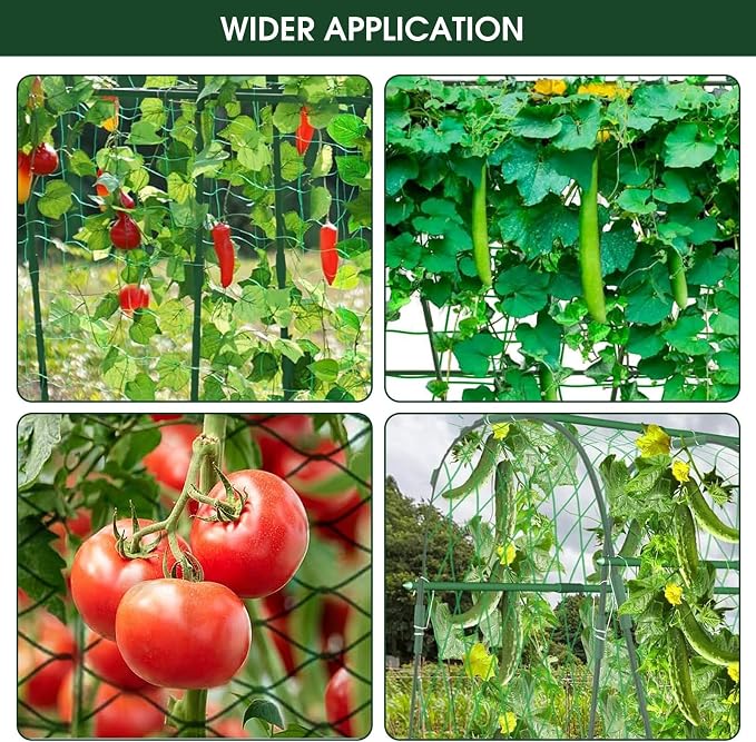 65"×48" Cucumber Trellis for Raised Bed, U-Shape Garden Trellis for Climbing - Image 5