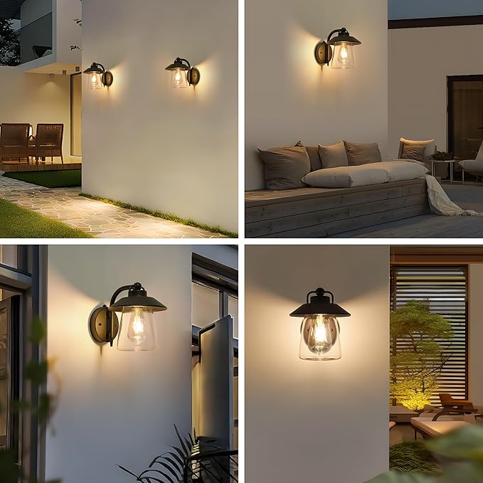 LUTEC Dusk to Dawn Outdoor Indoor Exterior Light Fixture, Farmhouse Barn Wall - Image 7