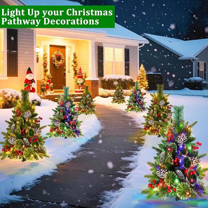 2 Pack Outdoor Christmas Tree Urn Fillers - Image 6