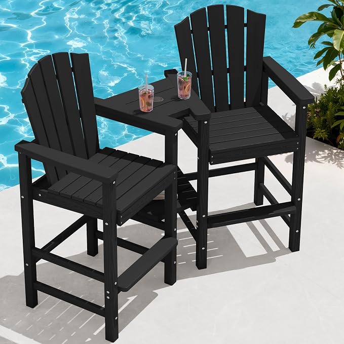 KINGYES Tall Adirondack Chair Set of 2 - Image 10