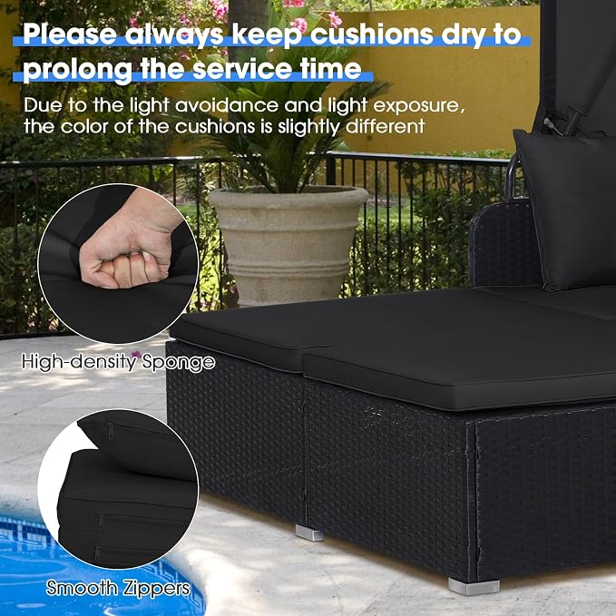 RELAX4LIFE Patio Outdoor Daybed - Image 5