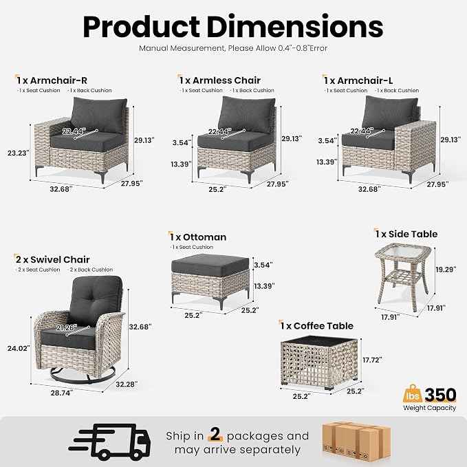 ovios 8-Piece Patio Furniture Set - Image 8