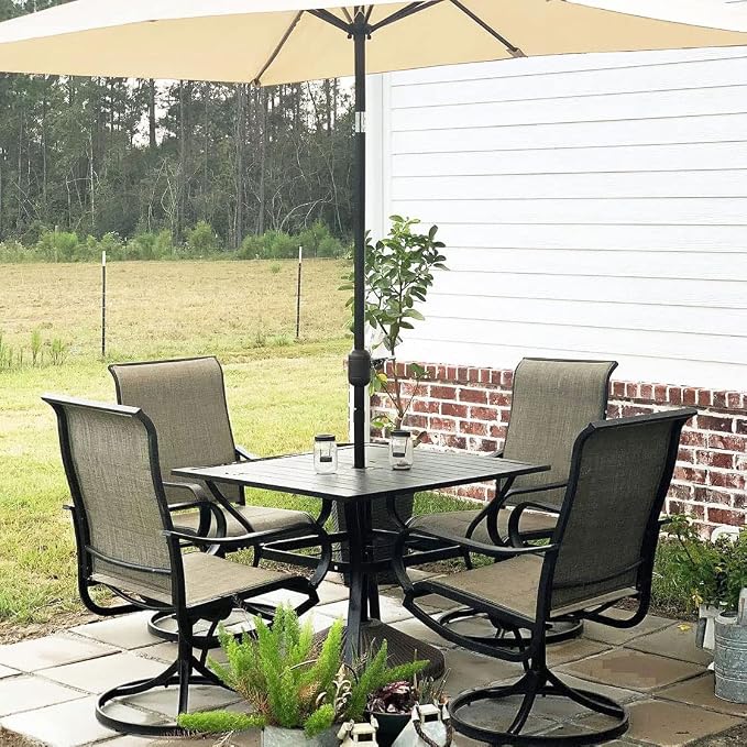 PHI VILLA 5 Piece Patio Dining Set Clearance - Image 8