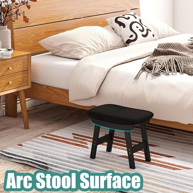 Small Ottoman Foot Rest, Bedroom & Kitchen - Image 4