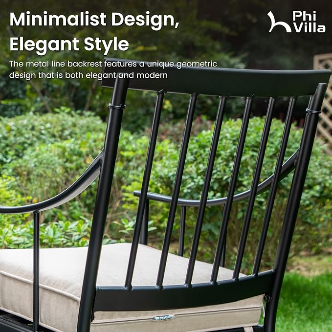 PHI VILLA 9 Pieces Outdoor Dining Set - Image 7