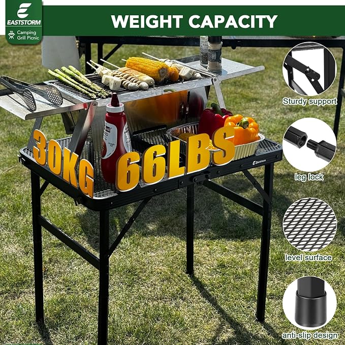 Folding Picnic Table for Grill Outdoor Camping Table - Image 3