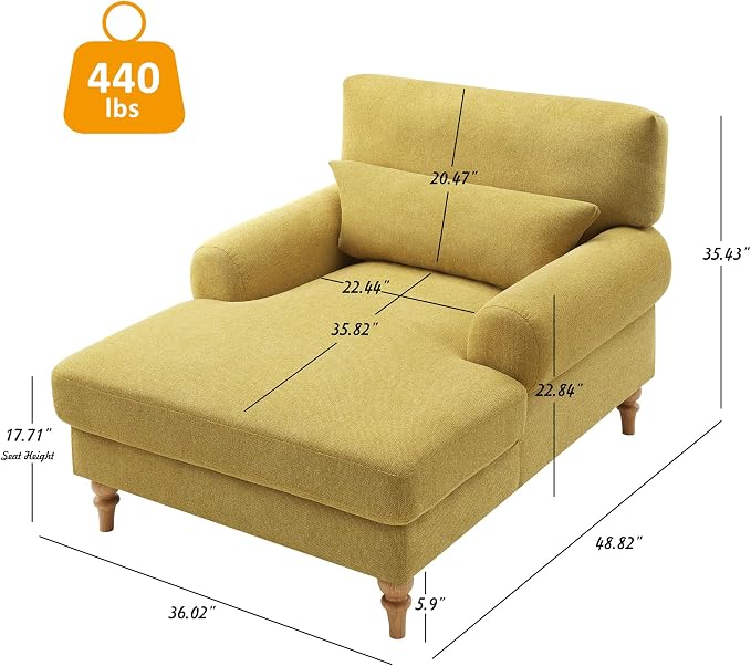 Modern Chaise Lounge Chair - Image 2