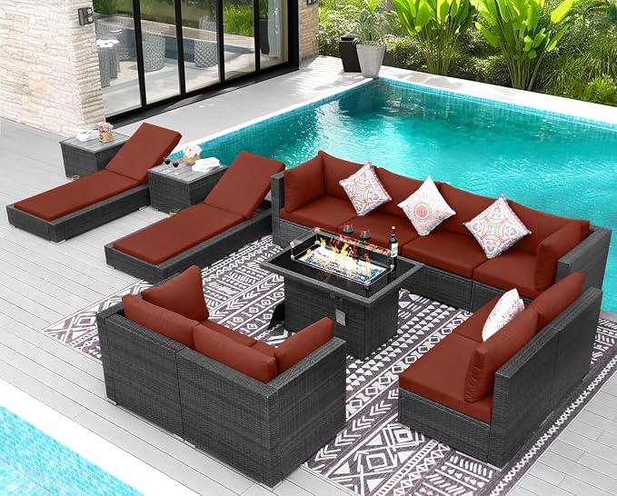 NICESOUL 13 Piece Outdoor Seating - Image 2