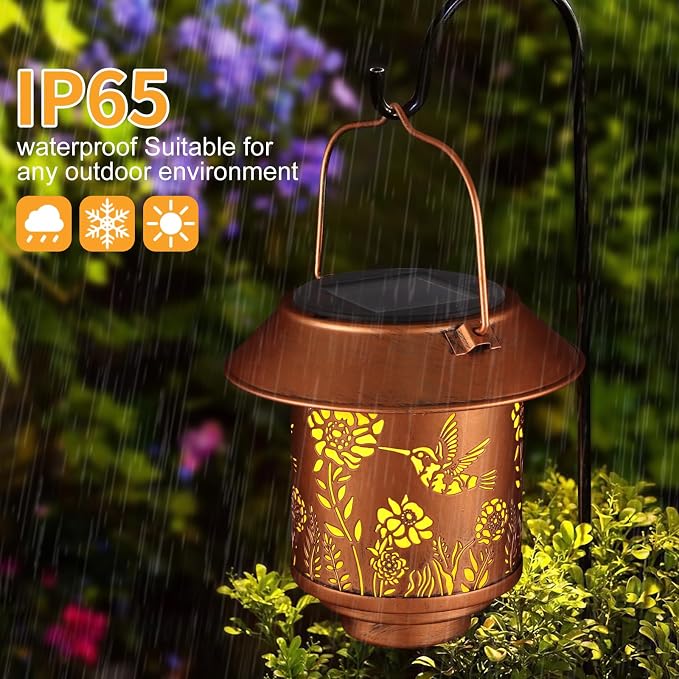 Solar Lantern Outdoor Hanging Lights Gifts - Image 2