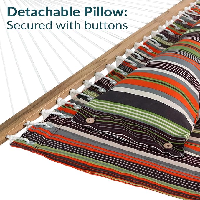 Sunnydaze Quilted Outdoor Hammock - Image 7