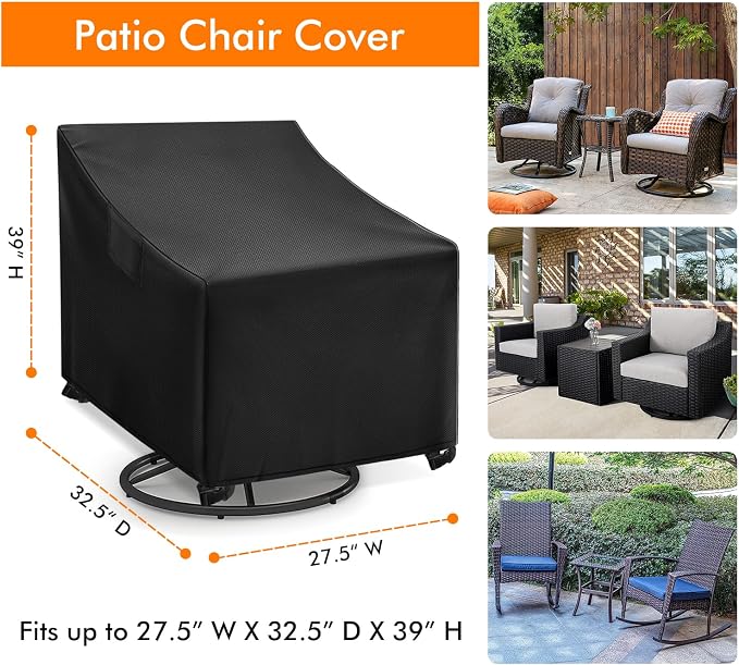 WLEAFJ Outdoor Rocking Chair Covers - Image 2