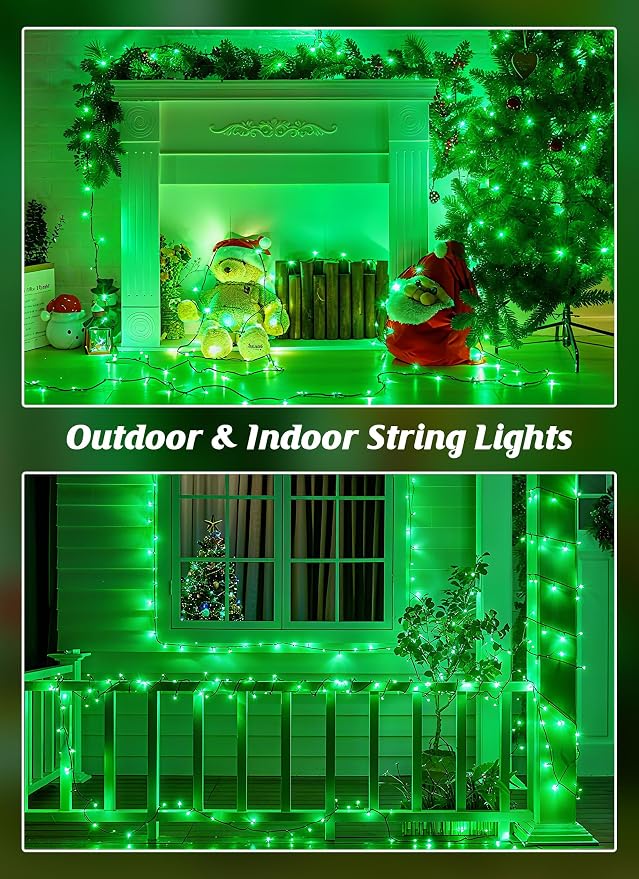 Brightown Solar Christmas Lights, 4 Pack Total 184FT 480 LED Solar String - Image 3