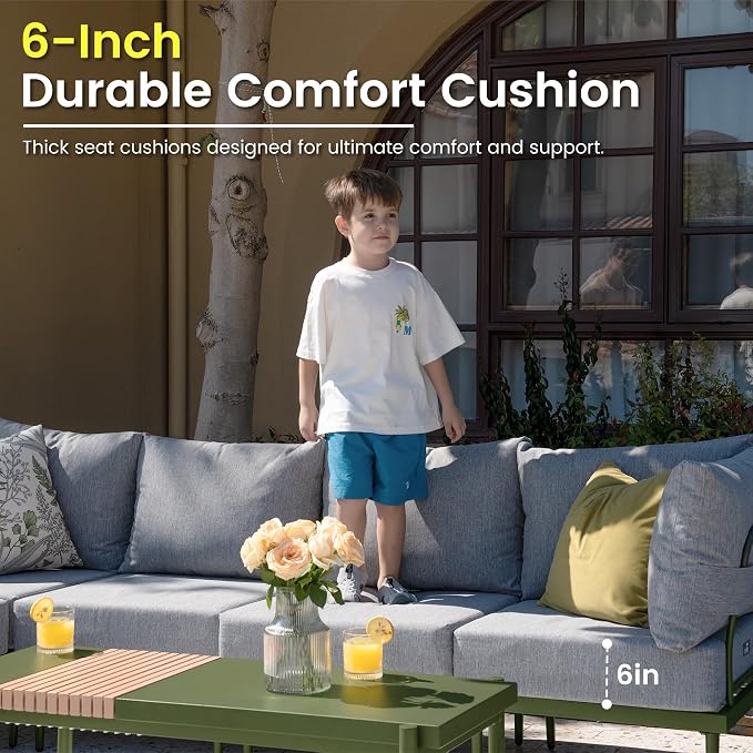 Sundale Outdoor 7 Pieces Patio Furniture Set - Image 4