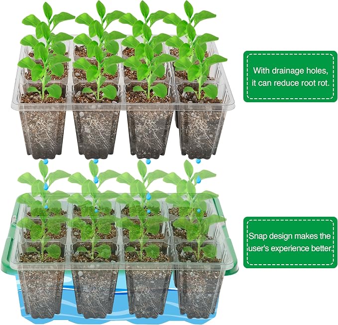 Bonviee 10 Packs Seed Starter Tray - Image 5