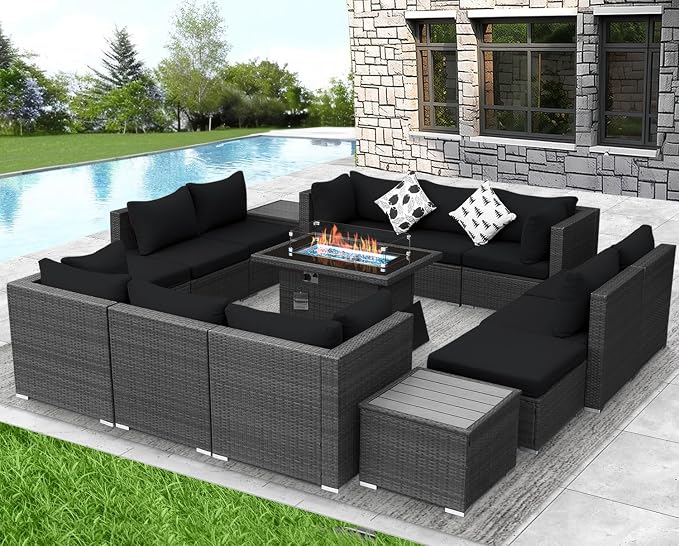 NICESOUL 15 Piece Outdoor Sectional - Image 3