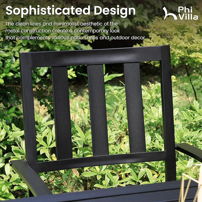 PHI VILLA 5 Pieces Outdoor Dining Set - Image 6