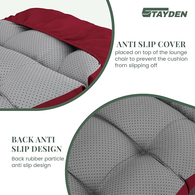 Outdoor Lounge Chair Cushions, Chaise Lounge Chair Cushions Replacement - Image 4