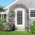 7FT Heavy Duty Steel Garden Arbor by Unknown