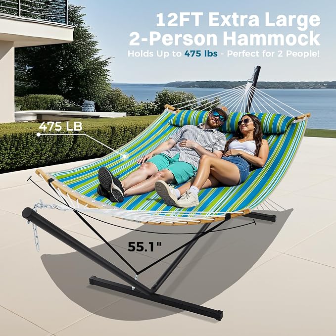 SUPERJARE Curved-Bar Hammock - Image 3