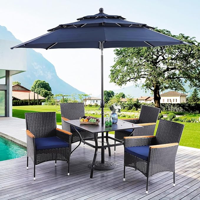 PHI VILLA 6 pcs Patio Dining Set - Image 7