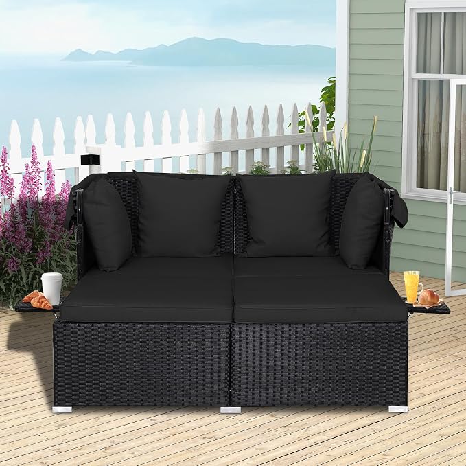 RELAX4LIFE Patio Outdoor Daybed - Image 9