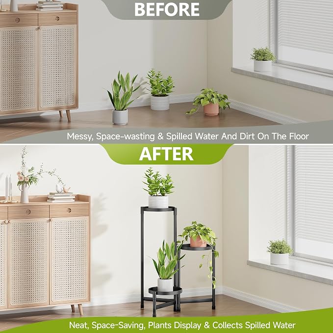 3 Tier Plant Stand Indoor, Tiered Plant Stand Outdoor - Image 4
