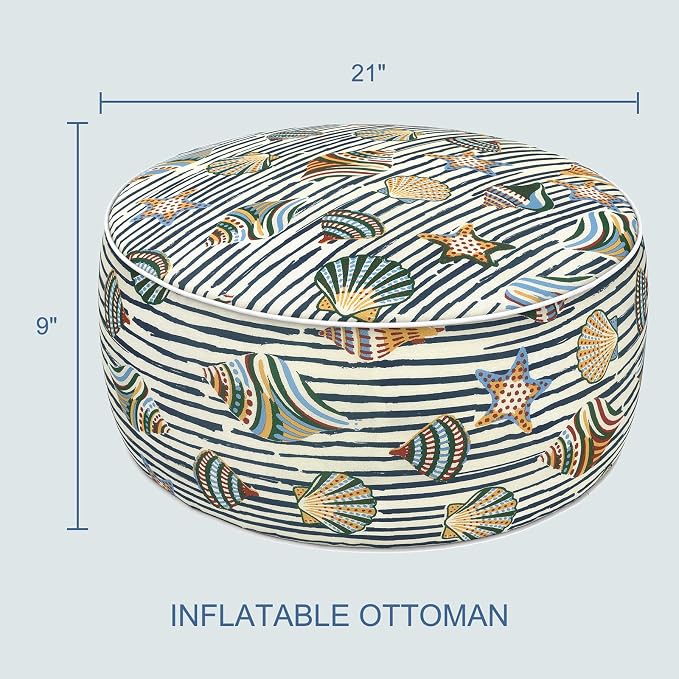 LVTXIII Indoor/Outdoor Inflatable Ottoman - Image 3