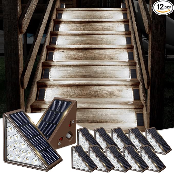 Solar Step Lights by JOFIOS
