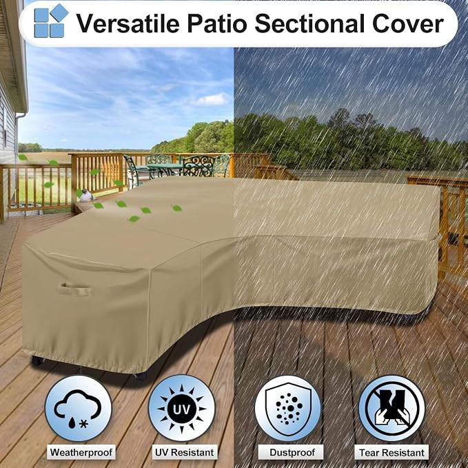 OutdoorLines Waterproof Outdoor Patio Sectional Cover - Image 4