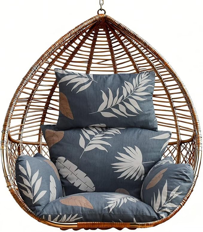 Printed Egg Chair Cushion Hanging Basket Hammock Seat Cushion Thick Soft Swing by ChairCushions