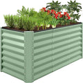 Best Choice Products 4x2x2ft Outdoor Metal Raised Garden Bed, Deep Root Planter by BestChoiceProducts