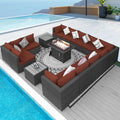 NICESOUL 15 Piece Outdoor Patio Furniture Set by NICESOUL