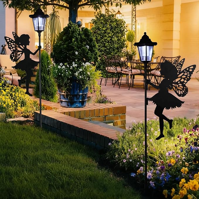 ZKLiLi Fairy Solar Garden Light, Outdoor Garden Fairy Decor Waterproof Large - Image 7