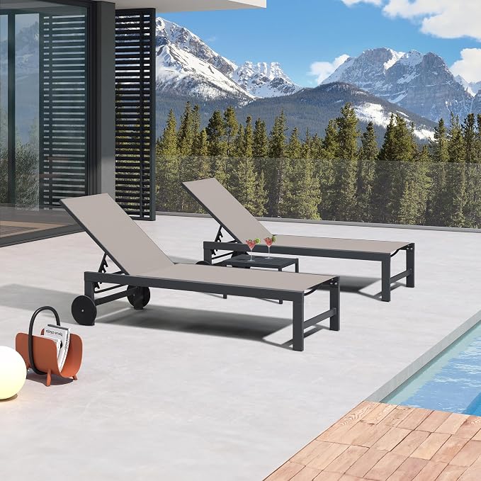 PURPLE LEAF Chaise Lounge Chair - Image 9