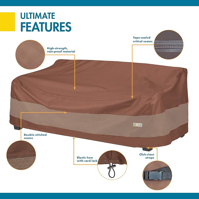 Duck Covers® Ultimate Waterproof Outdoor Loveseat and Sofa Cover - Image 5