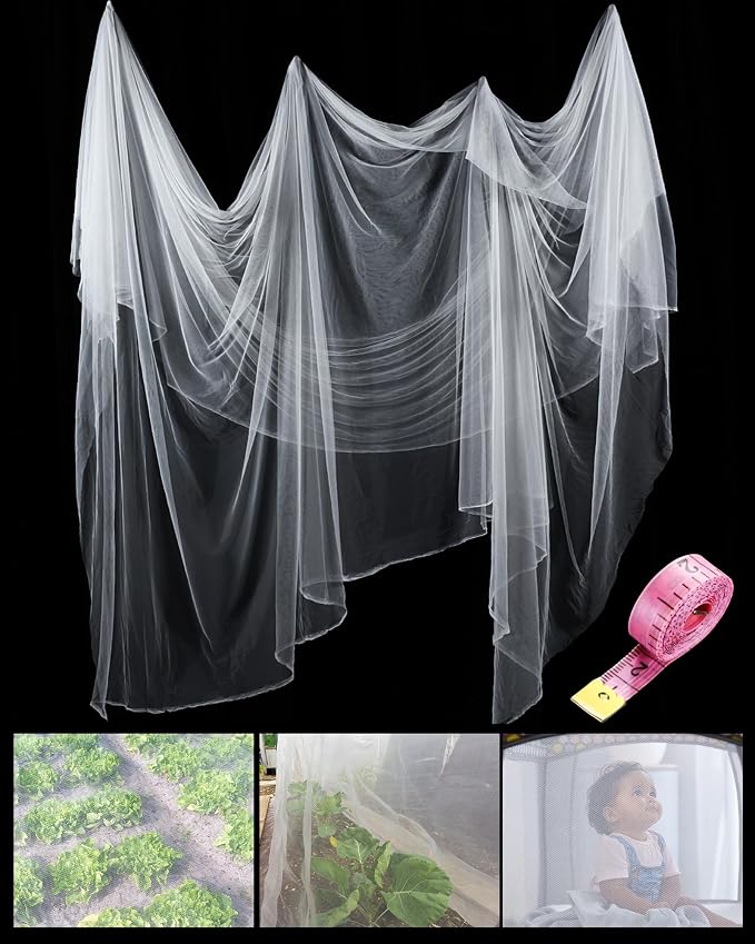 Zonon Mosquito Netting Garden Insect Mesh Netting Garden Patio Mesh Screen Net by Zonon