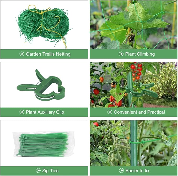 55" H x 36" W Cucumber Trellis for Raised Bed Garden, Cucumber Trelli for - Image 6