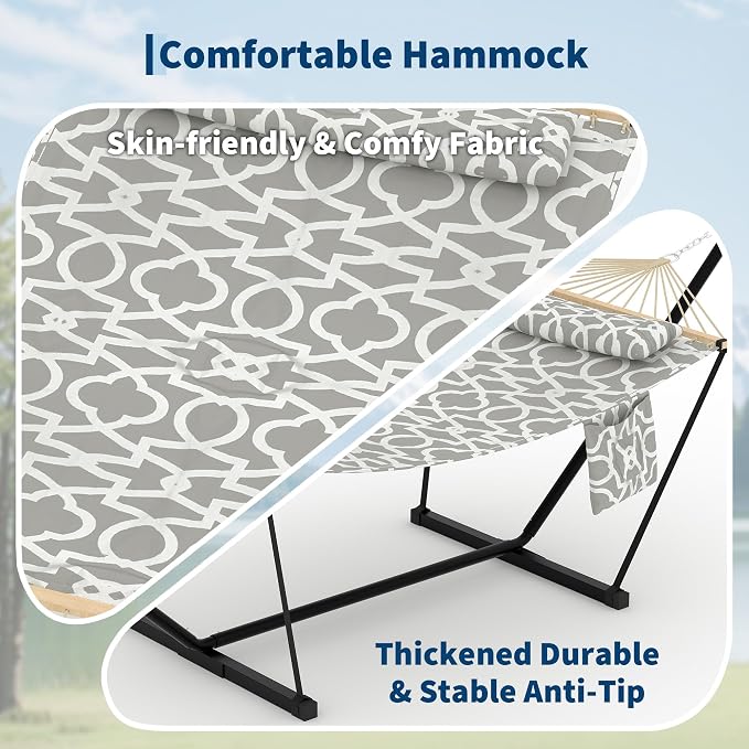 Double Hammock with Stand - Image 3