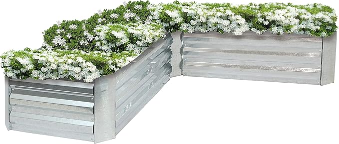 Sunnydaze 11.75" H Raised Metal Garden Bed by SunnydazeDecor